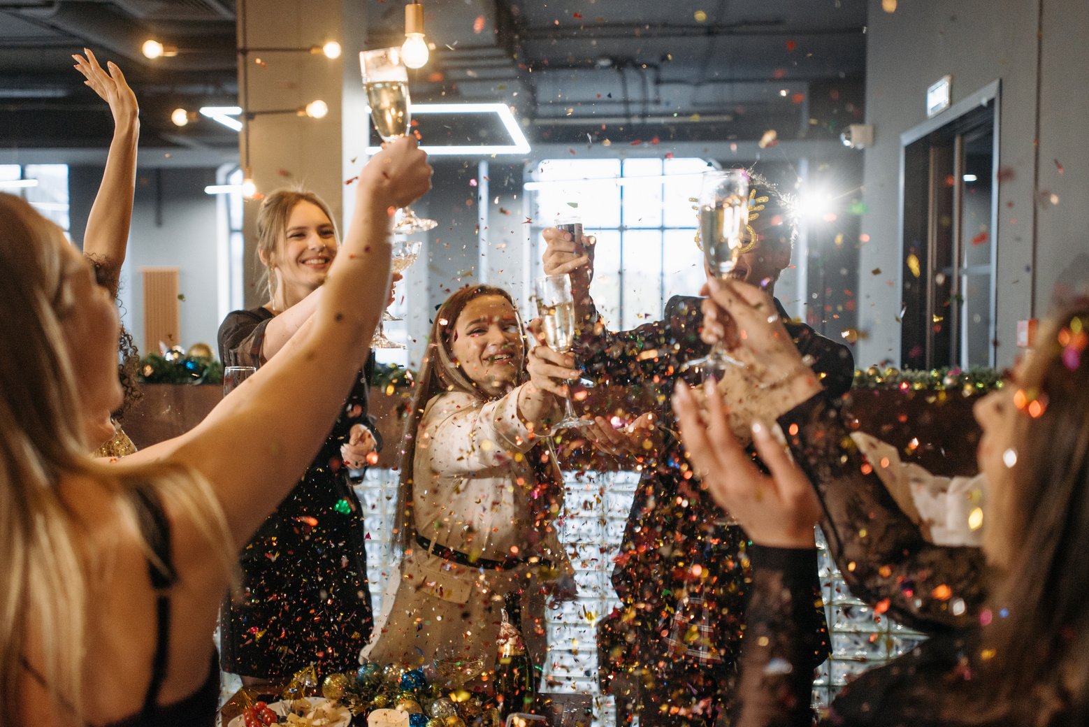 Friend Celebrating at the Office